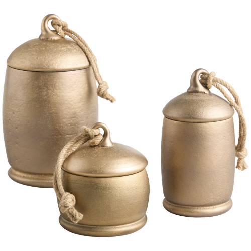 World Market Gold Bell Scented Candle