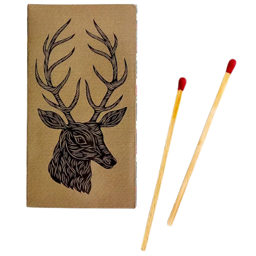 House of Jade Home Woodland Match Box