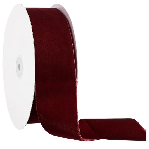 Amazon Burgundy Velvet Ribbon
