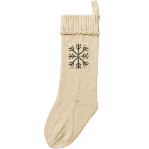 McGee & Co. (US) Bella Scalloped Stocking with Snowflake