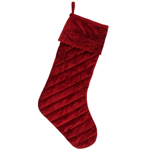 Wayfair Quilted Velvet Stocking