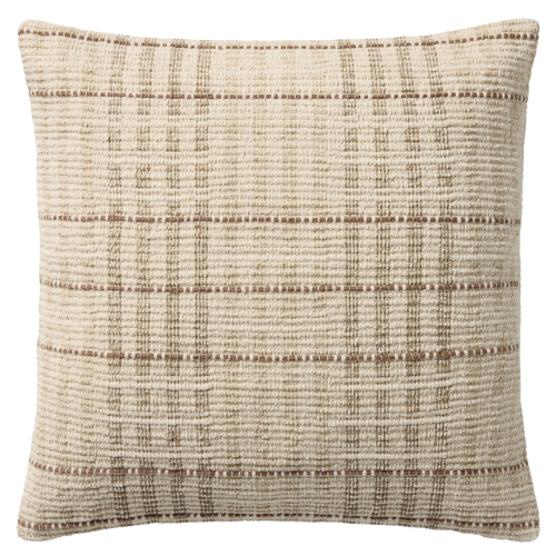 Vinnie Pillow Ivory/Brown