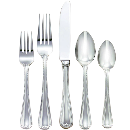 Vintage Jewel Stainless Steel Flatware Set