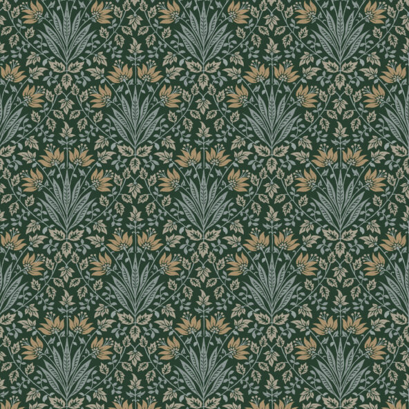 Woodbury Evergreen Wallpaper