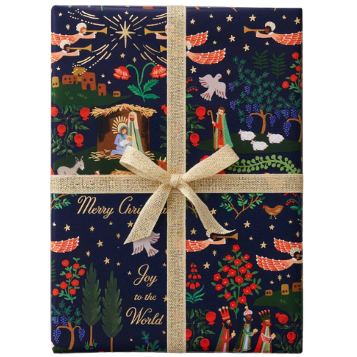 Holiday Wrapping Roll Nativity Scene Rifle Paper Co. gift wrap