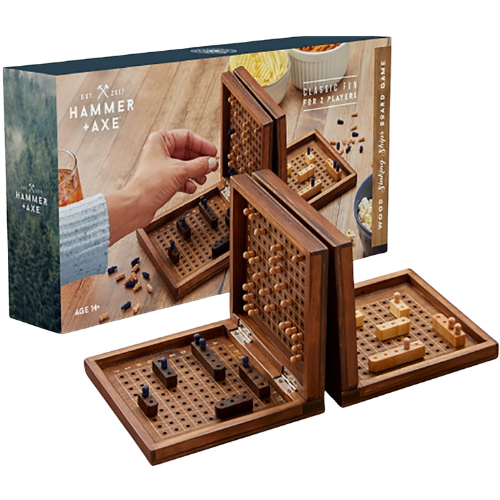Wood Sinking Ships Board Game Battleship