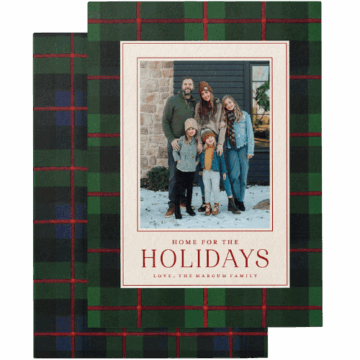 CLJ Shutterfly Checked Twice Holiday Card