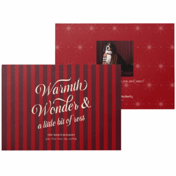 Giftwrapped Card Holiday Christmas CLJ Shutterfly