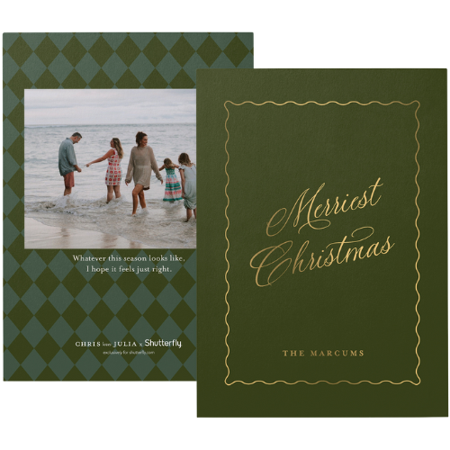 Hardbound Holiday Card CLJ Shutterfly
