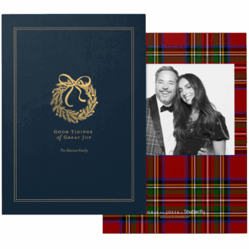 Just for You Holiday Card CLJ Shutterfly