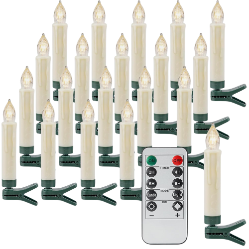 Amazon Clip On Christmas Candles LED