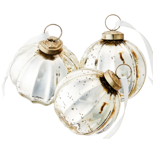 Silver Glass Ball Christmas Ornaments Walmart