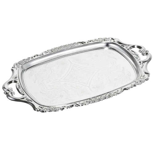 Oshields Metal Tray Wayfair silver