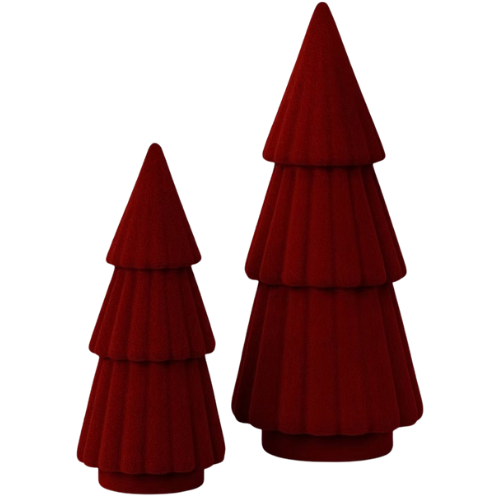 2ct Christmas Flocked Tree - Wondershop Target burgundy