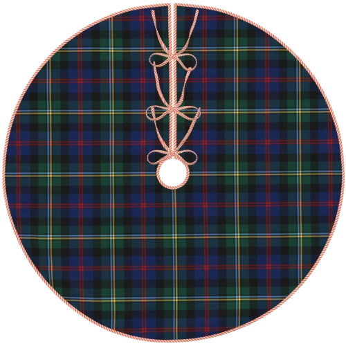Wayfair Christmas Tree Skirt Linen Royal Stewart Tartan