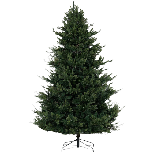 Prelit Traditional Christmas Tree with Metal Stand Wayfair