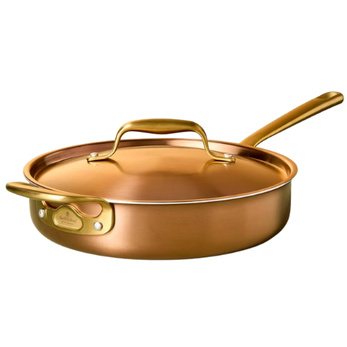 Target 4qt 11" 2pc Stainless Steel Fry Pan Copper - Hearth & Hand