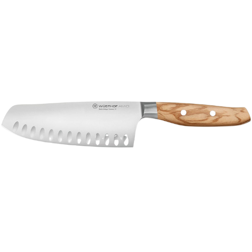 Wüsthof AMICI 7" Hollow Edge Santoku Knife