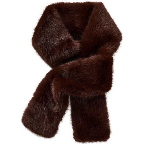 By Anthropologie Faux Fur Scarf