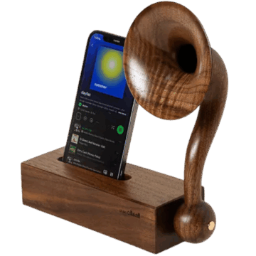 UncommonGoods Acoustic Gramophone Amplifying Speaker