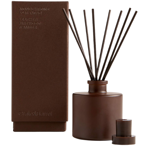 Crate & Barrel Monochrome No. 16 Tabac Reed Scented Diffuser - Leather