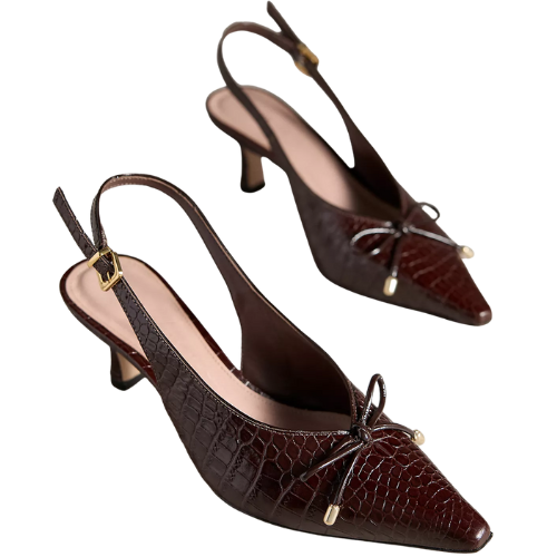 Anthropologie (US) Maeve Pointed-Toe Slingback Heels