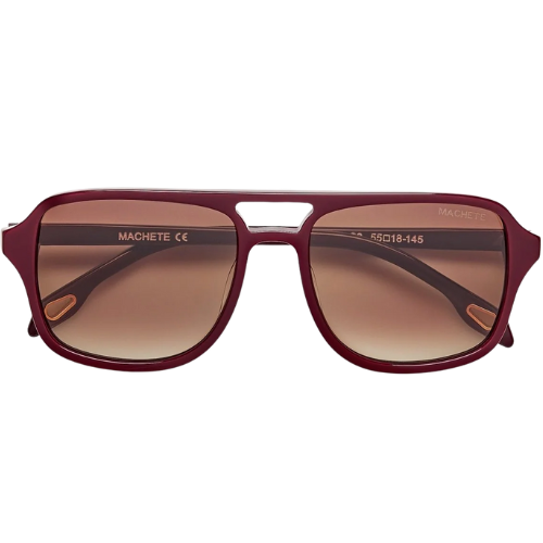 Machete Jane Sunglasses in Oxblood