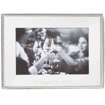 Mark and Graham Celebration Beaded Photo Keepsake Box
