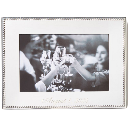 Mark and Graham Celebration Beaded Photo Keepsake Box
