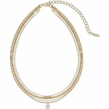 Layered Chain Pendant Necklace Ettika