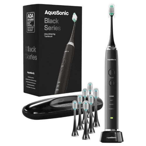Aquasonic Black Electric Toothbrush
