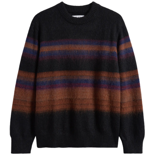 Nordstrom Wilde Brush Stripe Wool Blend Crewneck Sweater