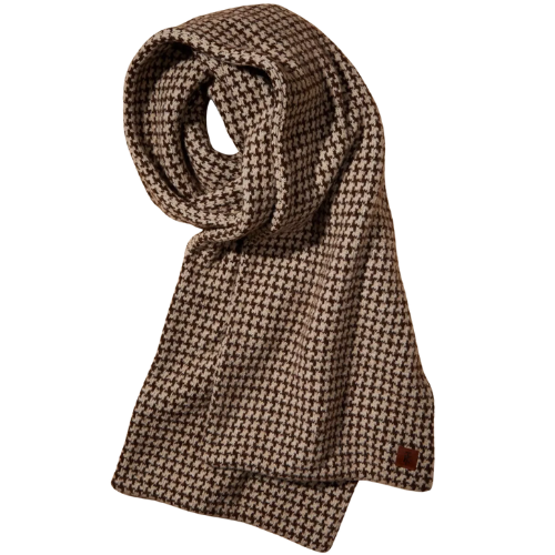 AE x Tru Kolors Knit Houndstooth Scarf American Eagle Outfitters