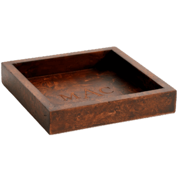 Pottery Barn (US) Burlwood Catchall Tray monogrammed