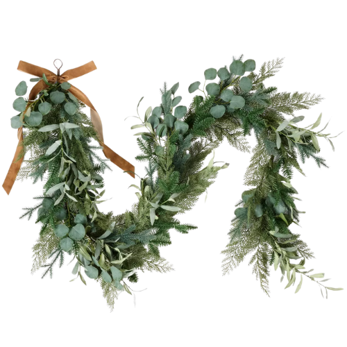 Target 96" Extra Full Olive and Pine Holiday Garland - Threshold