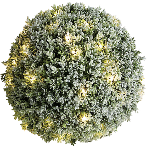 Frontgate LED Freshly Fallen Boxwood Ball