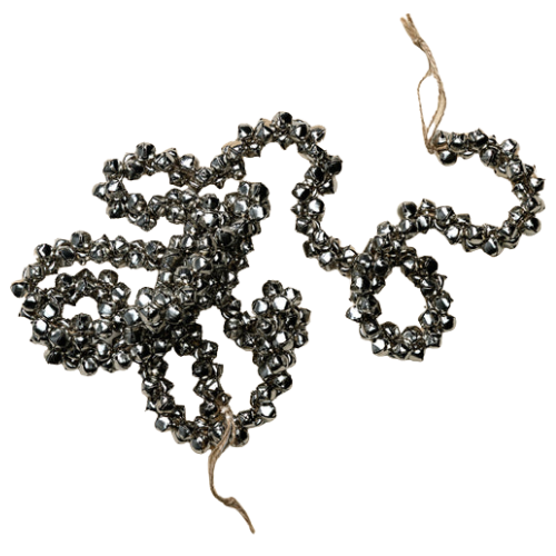 McGee & Co. (US) 6' Jingle Bell Garland silver