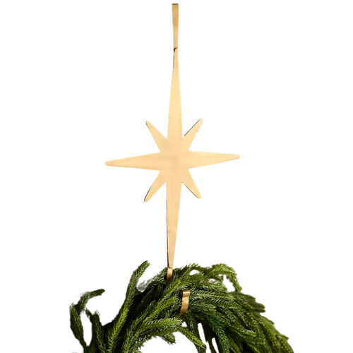 Anthropologie (US) Brass Starburst Wreath Hanger