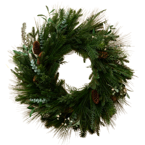 McGee & Co. (US) 24" Pinecone & Berries Faux Wreath