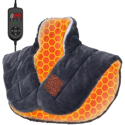 Amazon Heated Neck Wrap Heating Pad Weighted