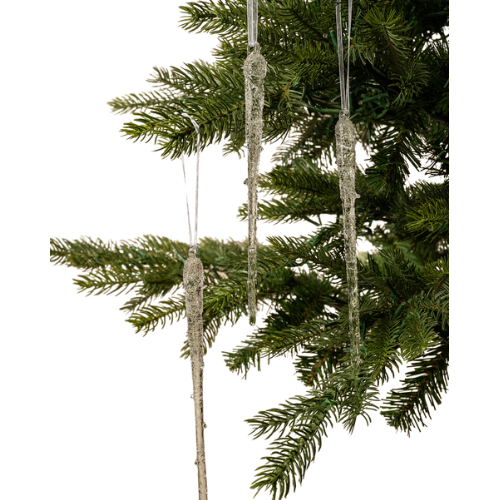 Frosted Icicle Ornaments (Set of 3)