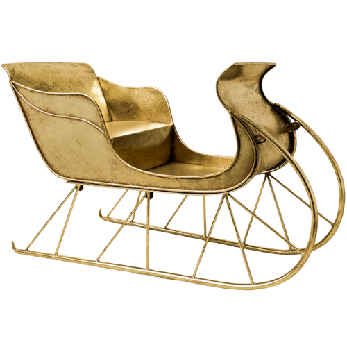 McGee & Co Golden Santa Sleigh
