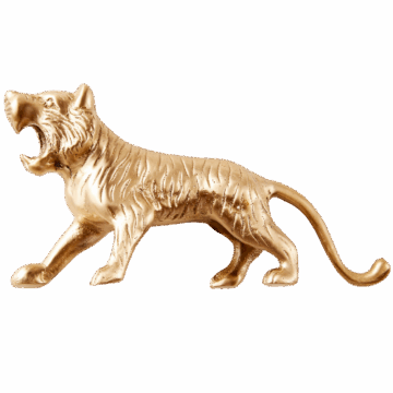 CB2 Imani Modern Brass Tiger Bottle Opener