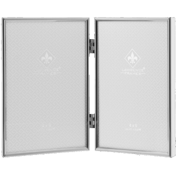 Amazon (US) Lawrence Frames Hinged Double Simply Metal Picture Frame