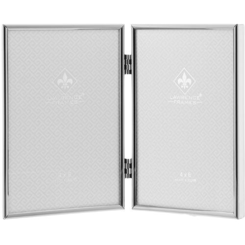 Amazon (US) Lawrence Frames Hinged Double Simply Metal Picture Frame