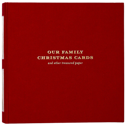Luxe Christmas Card Keepsake Book Cheree Berry