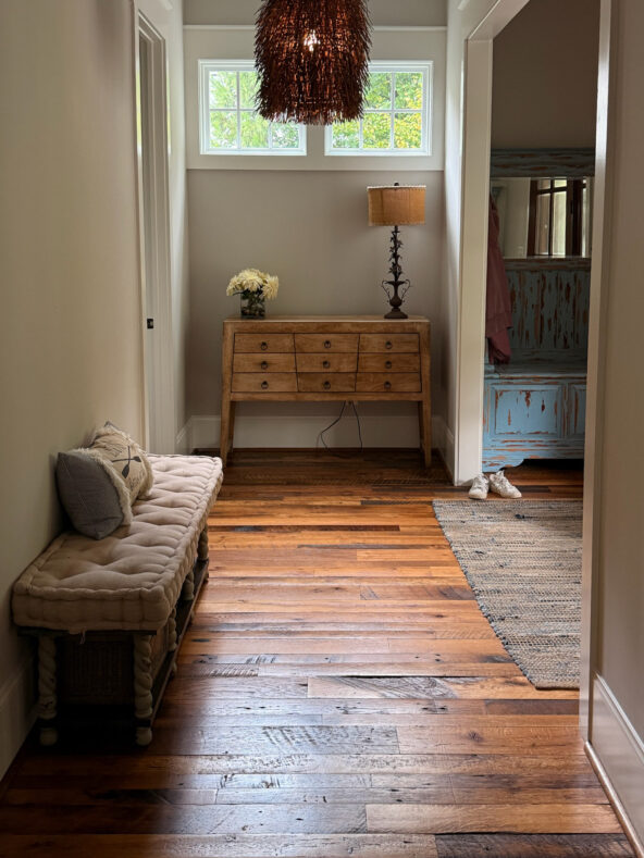 Merrimore lake house original hallway