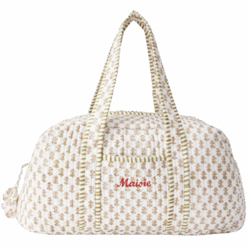 Mark and Graham Block Print Duffle Bag