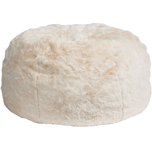 Pottery Barn Teen Polar Bear Faux Fur Ivory Bean Bag Chair
