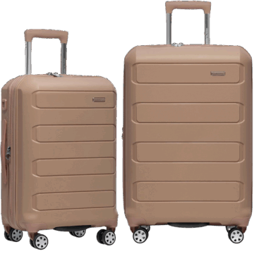 Traveler's Choice Pagosa Indestructible Hardshell Expandable Spinner Luggage brown